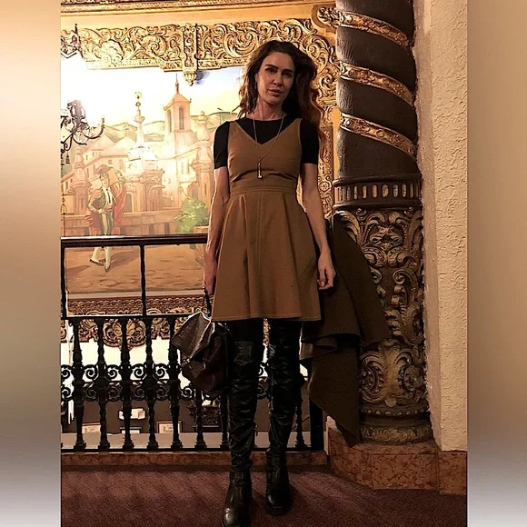 Harvey Faircloth Denim Dress Sz 4 - Picture 9 of 9